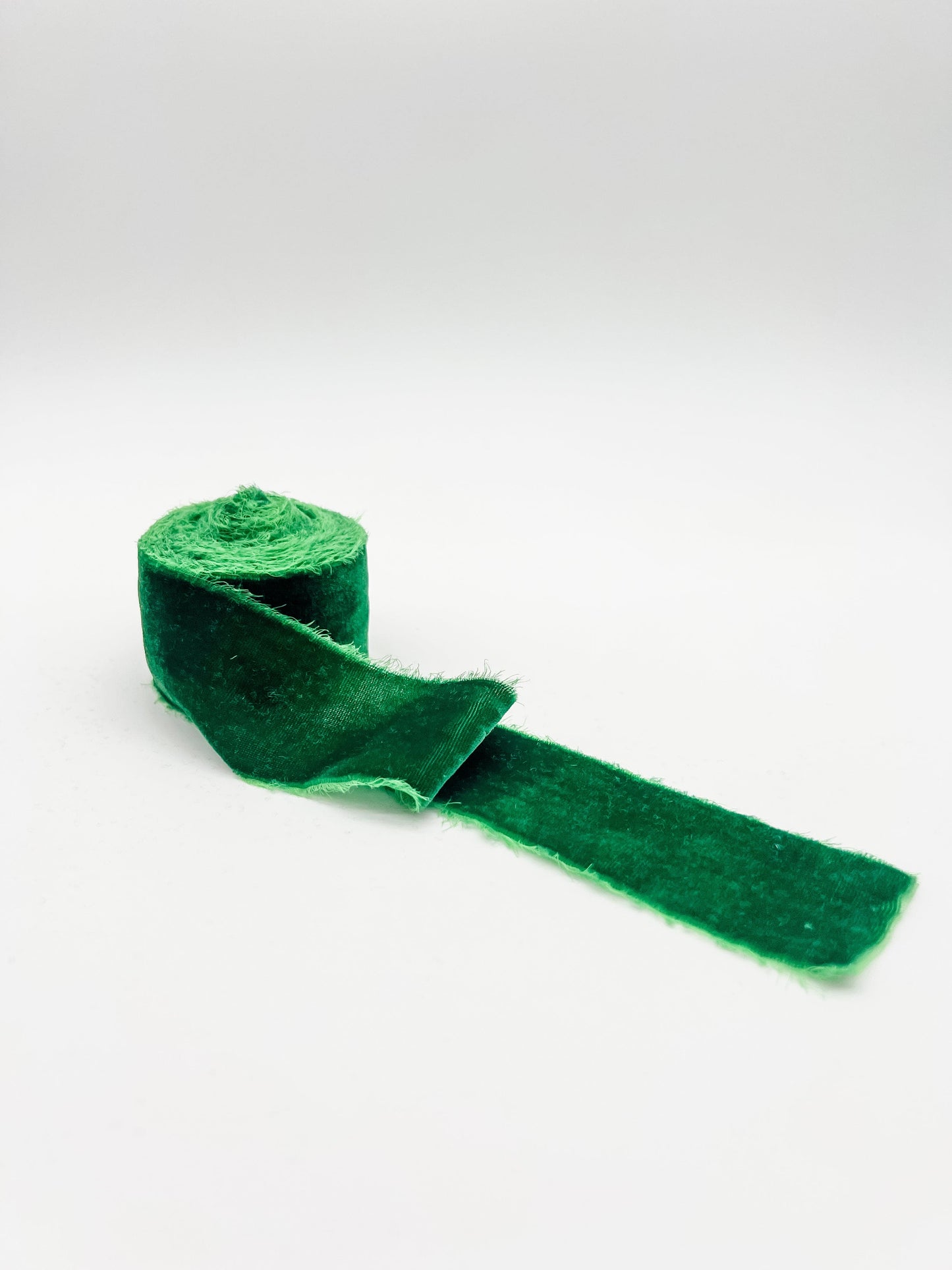 2" Velvet Ribbon - Raw Edge