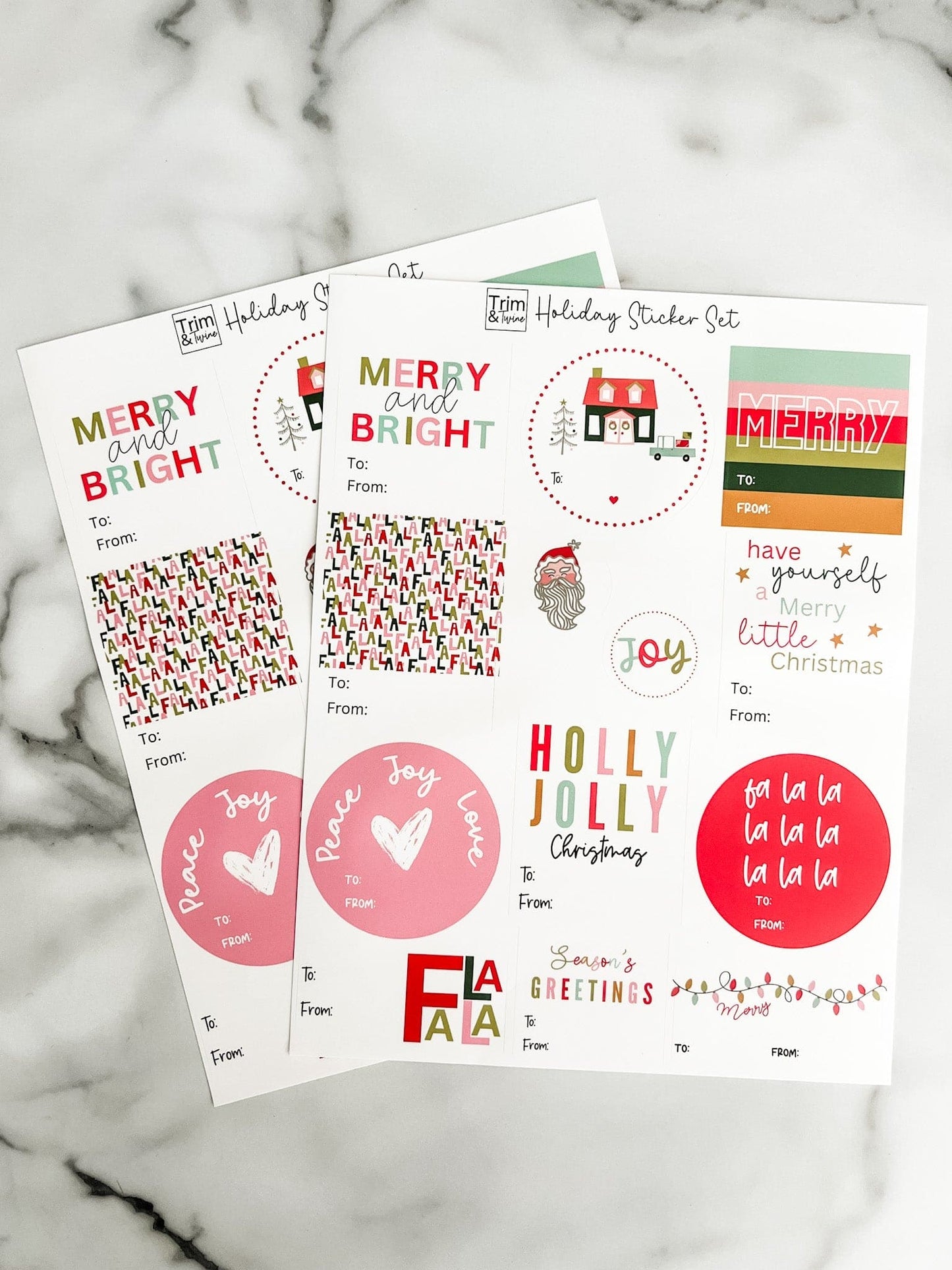 Jolly Sticker Sheet - 2 Sheets