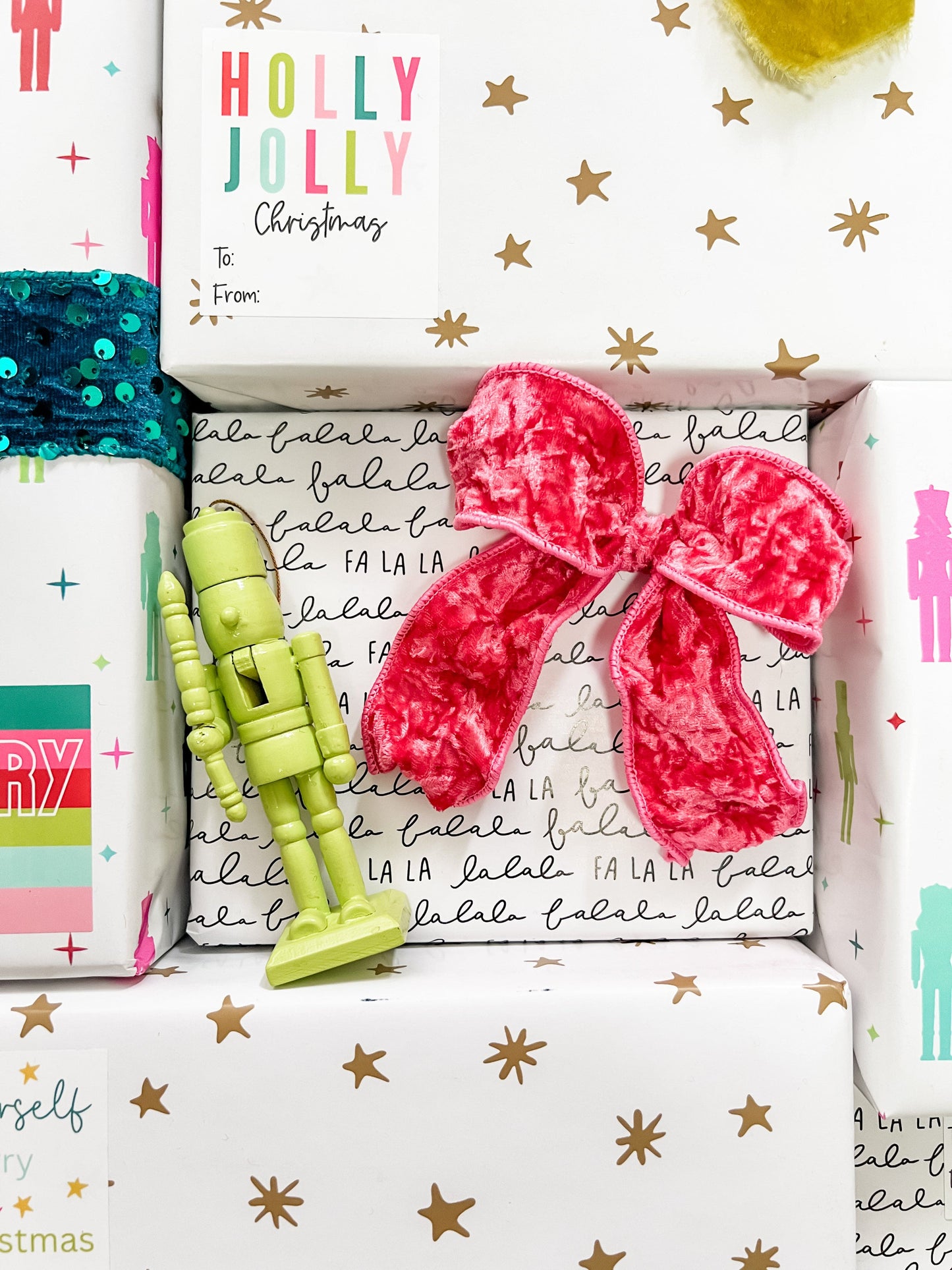 2025 Deluxe Holiday Wrapping Kit - Colorful Nutcracker