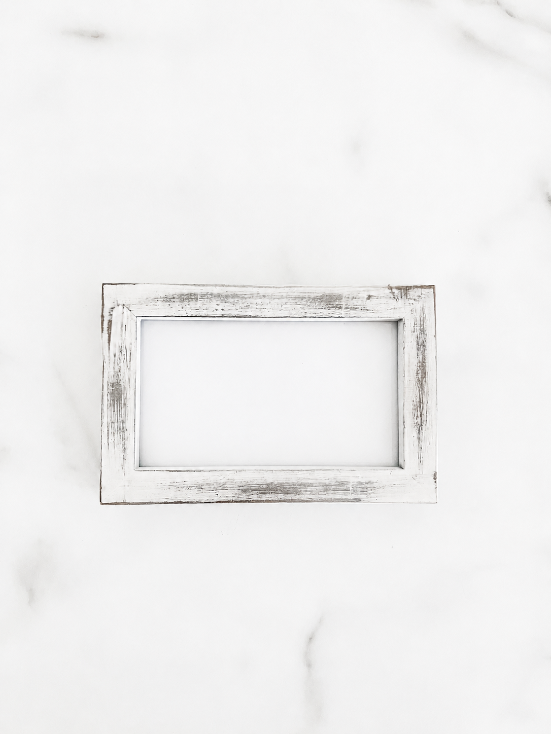 Distressed White Pine Frames - 4 Sizes