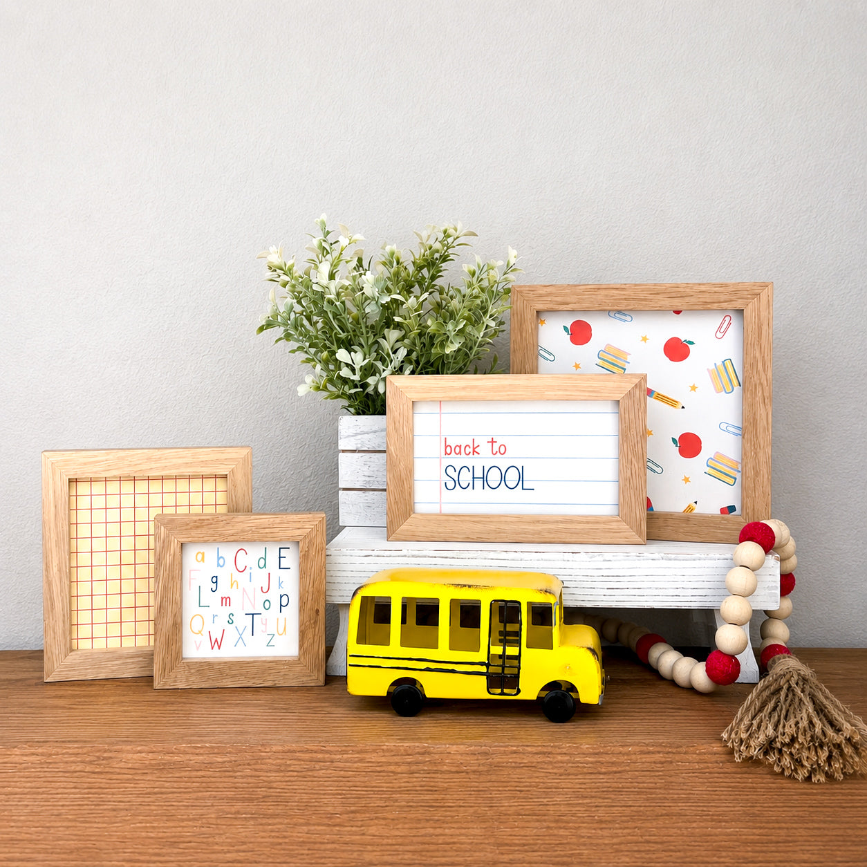 Back To School Inserts - Set of 4