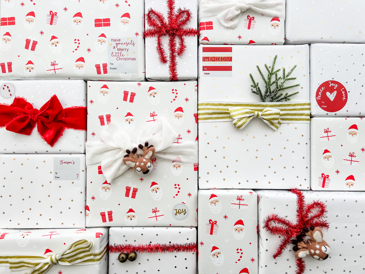 Holiday Wrapping Kit - Santa