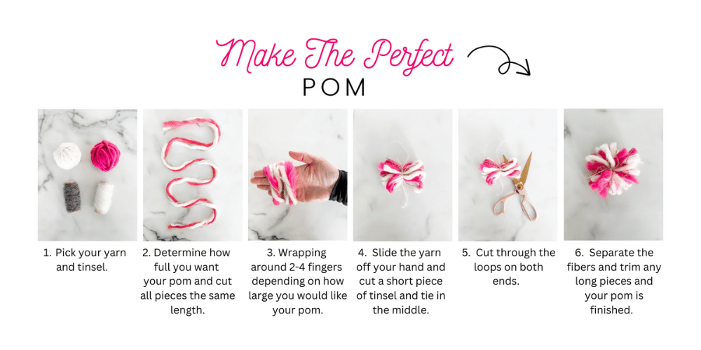 Pom Poms from Yarn