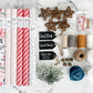 Deluxe Holiday Wrapping Kit - Floral