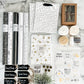 Deluxe Holiday Wrapping Kit - Black & White