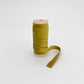 Thin gold velvet ribbon