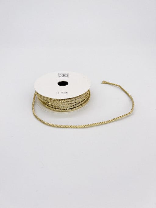 Silver and gold rope twine that sparkles 