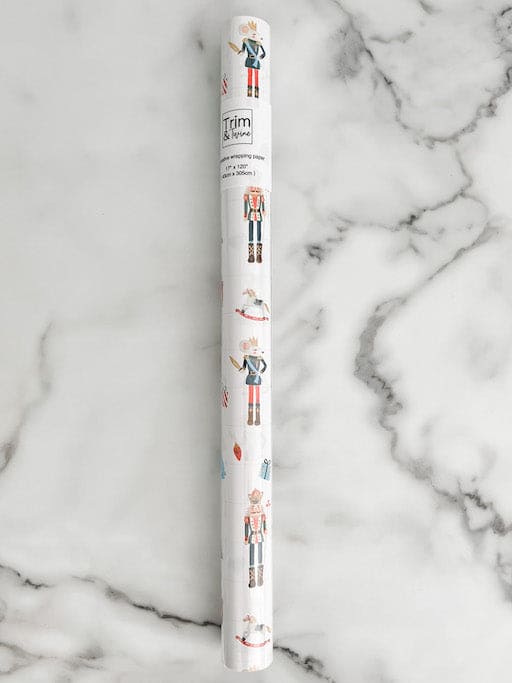 Nutcracker Wrapping Paper by BERNADETT URBANOVICS