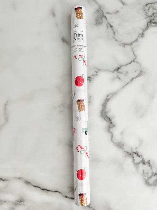 Jolly Christmas Wrapping Paper - Single Roll