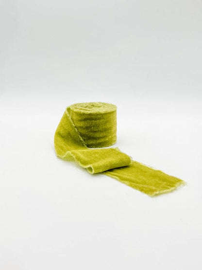 Grinch Green Velvet Ribbon