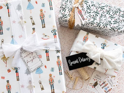 Beautifully wrapped christmas gifts