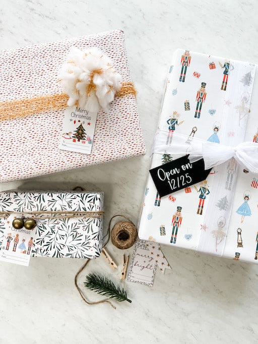 Beautifully wrapped christmas presents 