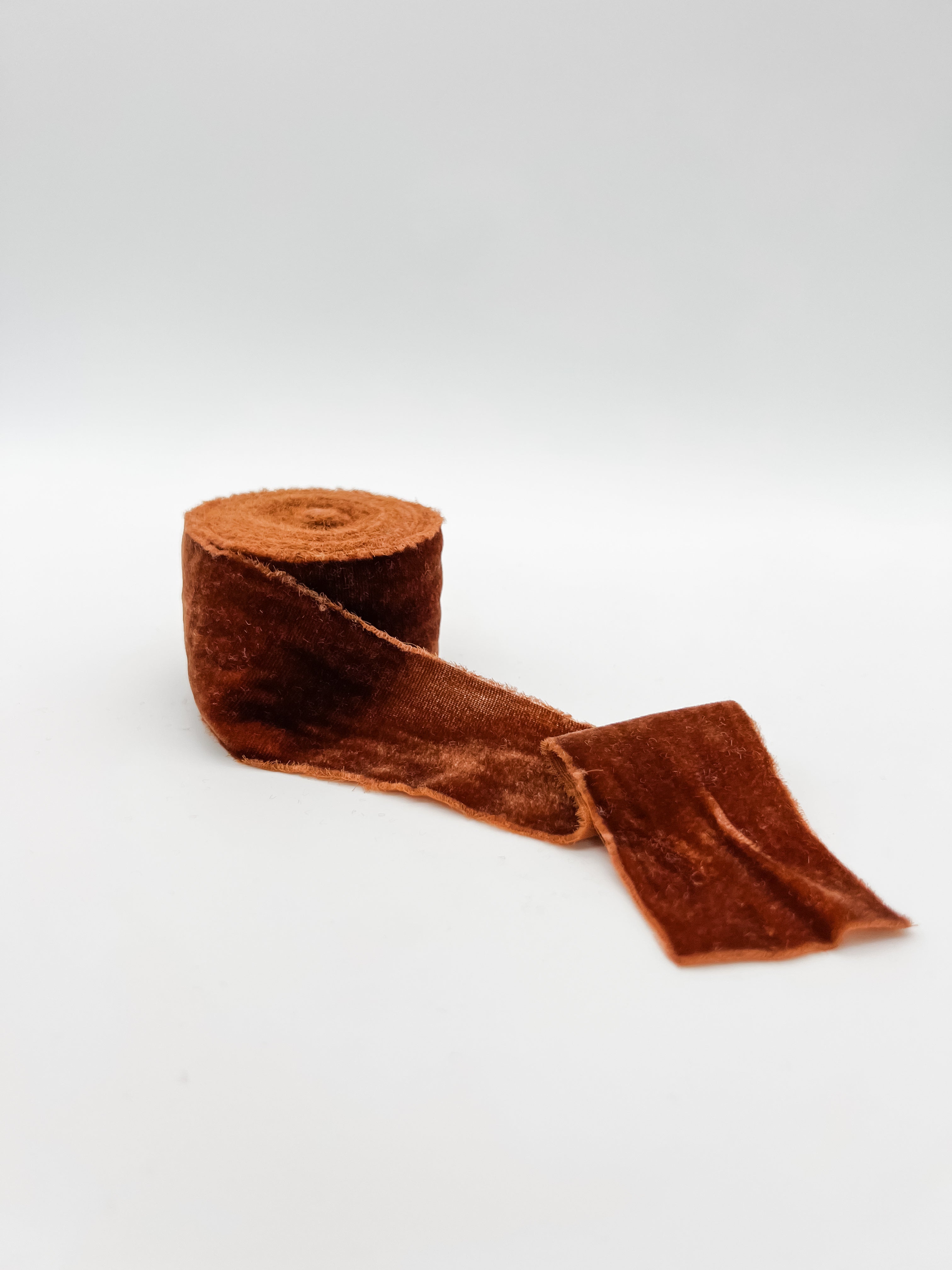 2" Velvet Ribbon - Raw Edge