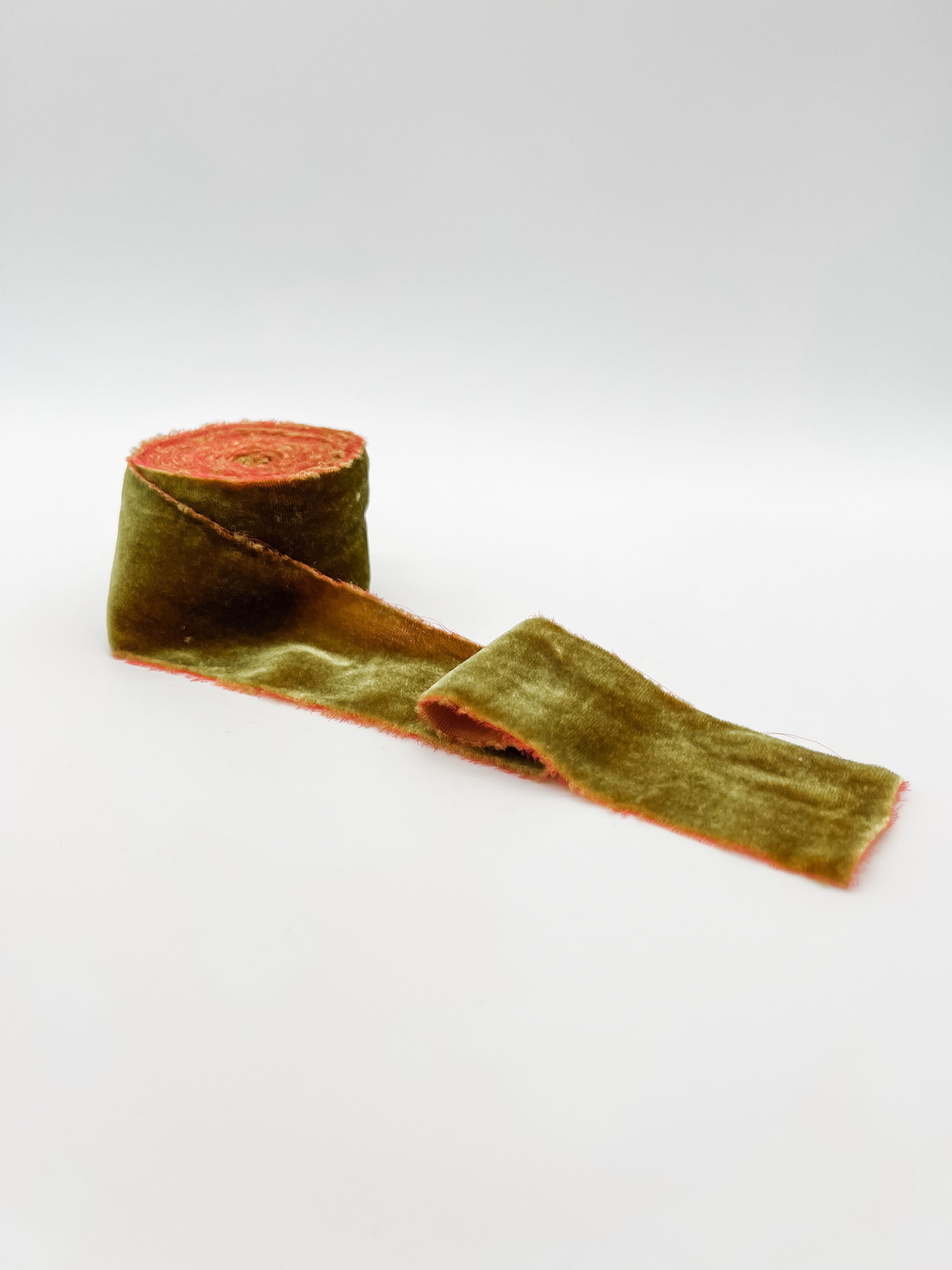 2" Velvet Ribbon - Raw Edge
