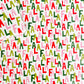 Colorful FA LA LA Wrapping Paper - Single Roll