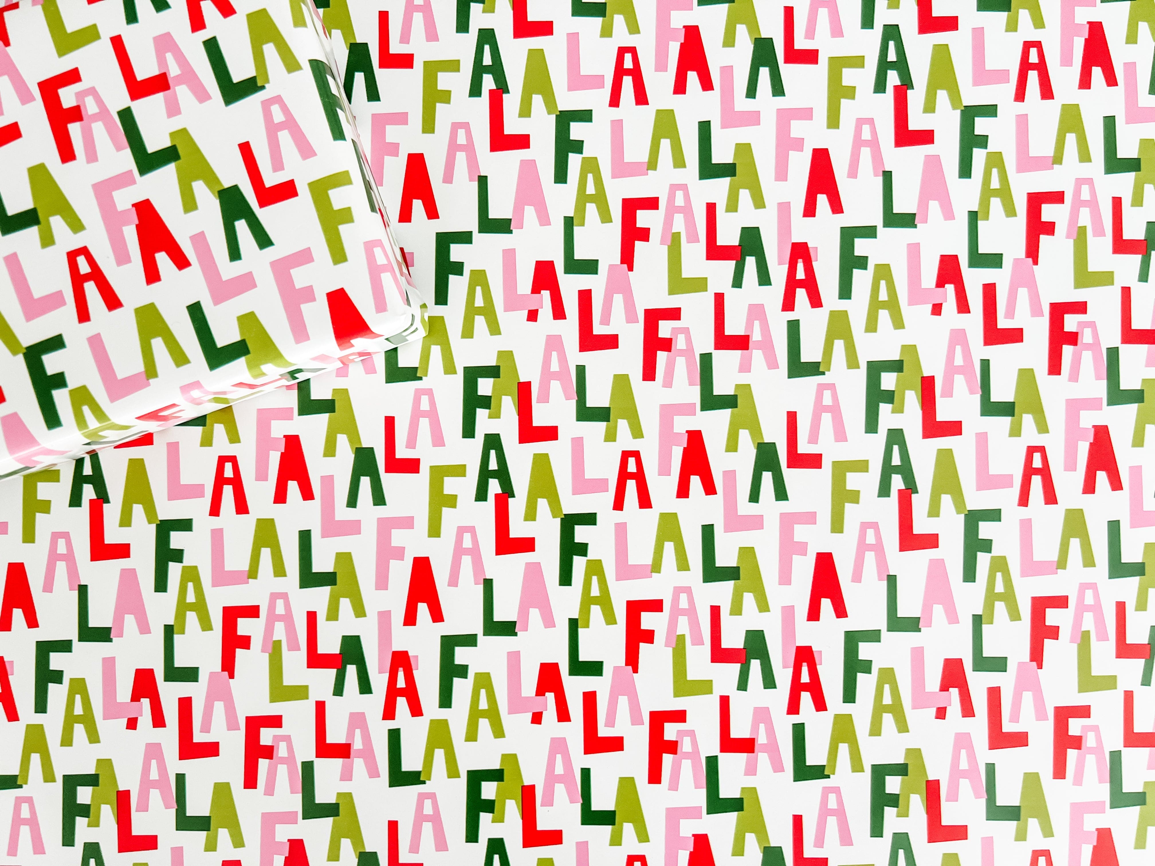 Colorful FA LA LA Wrapping Paper - Single Roll