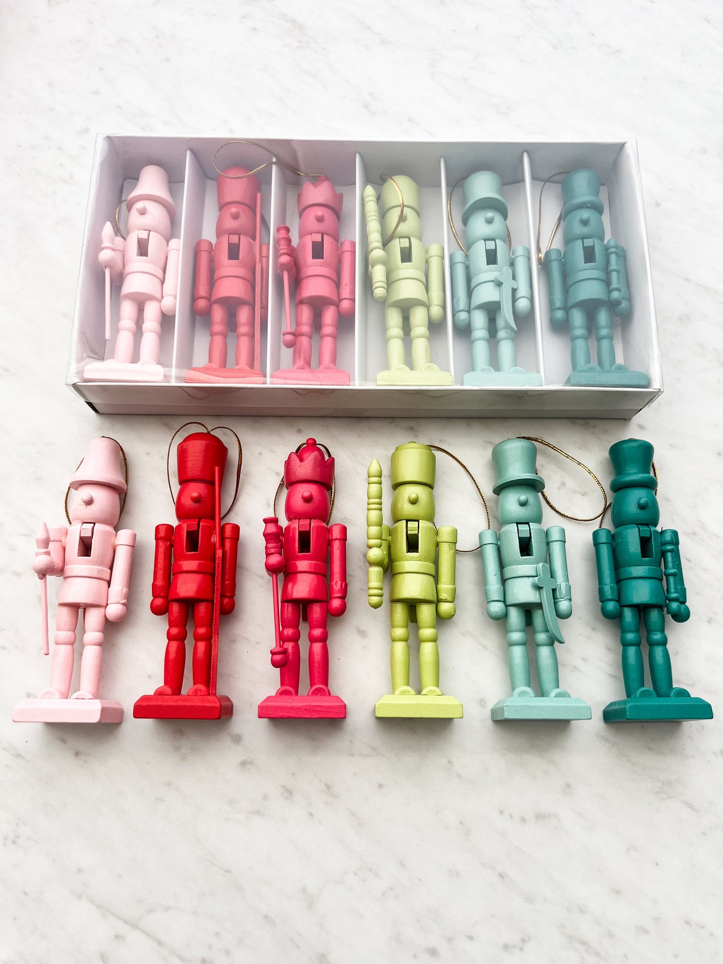 Wooden Nutcrackers - Set of 6