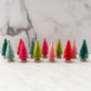 Colorful Bottle Brush Trees - Set of 12