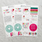 Colorful Sticker Sheet - 2 Sheets