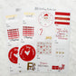 Santa Sticker Sheet - 2 Sheets