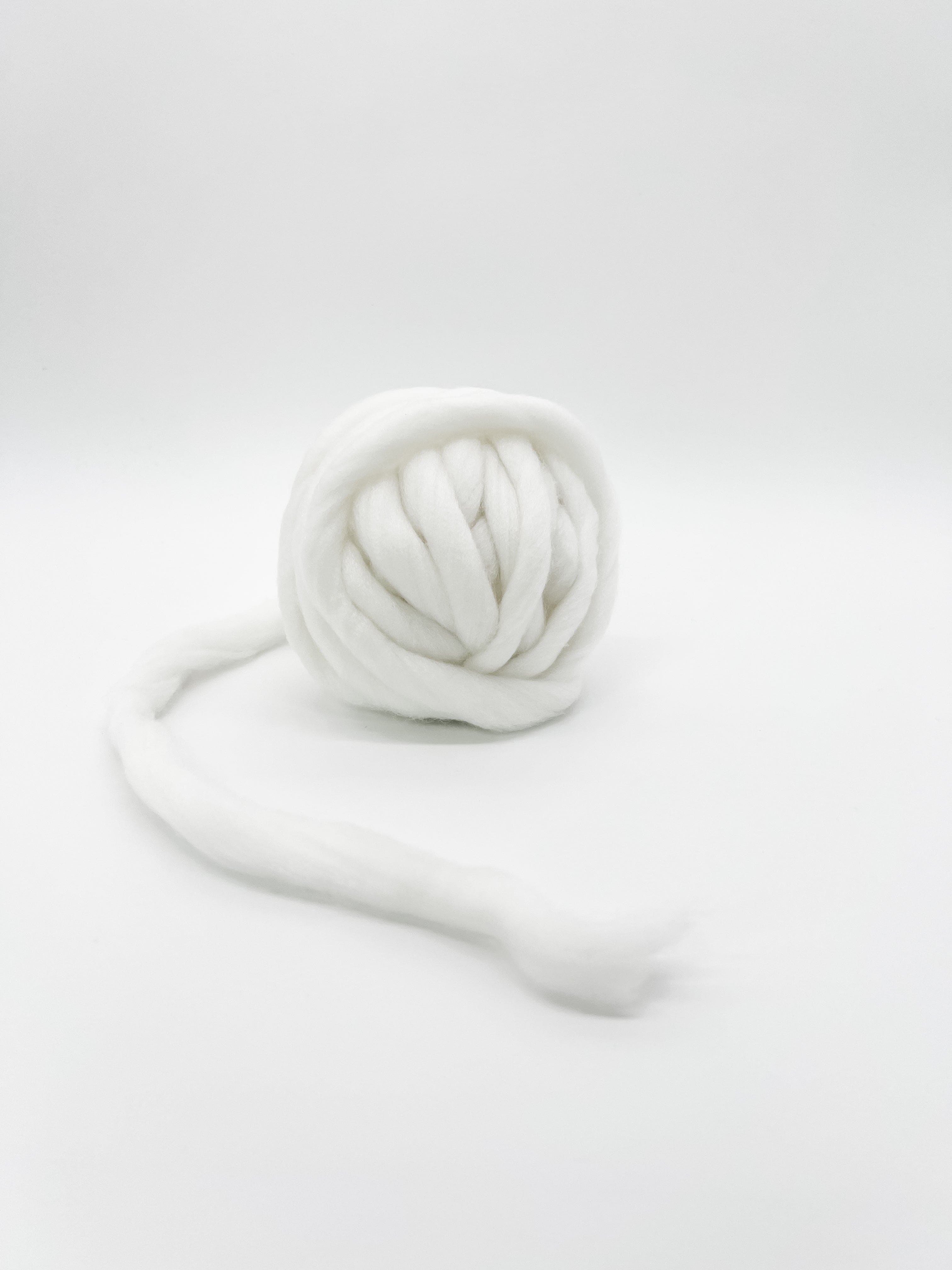 White Merino Wool Yarn