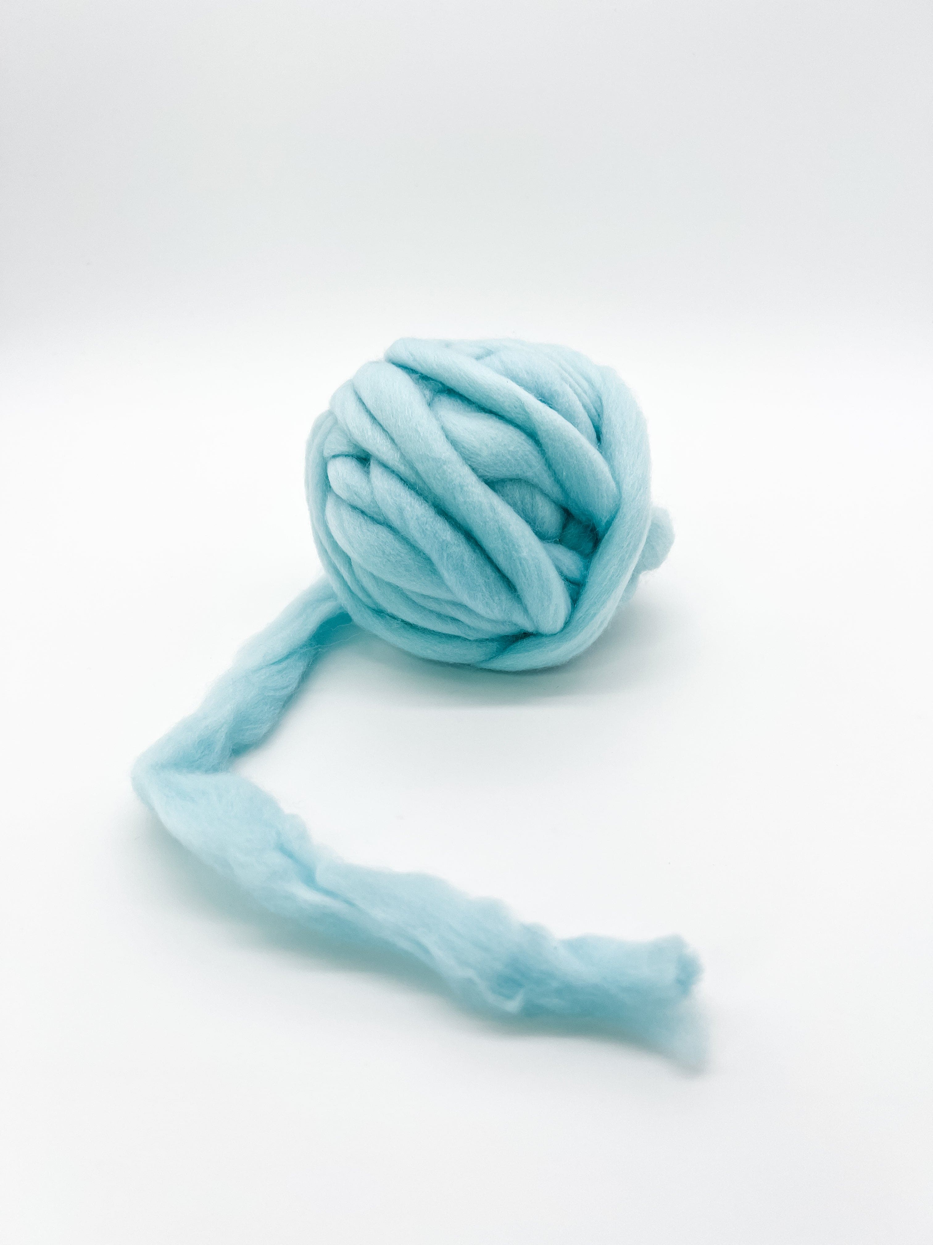 Sky Blue Merino Wool Yarn