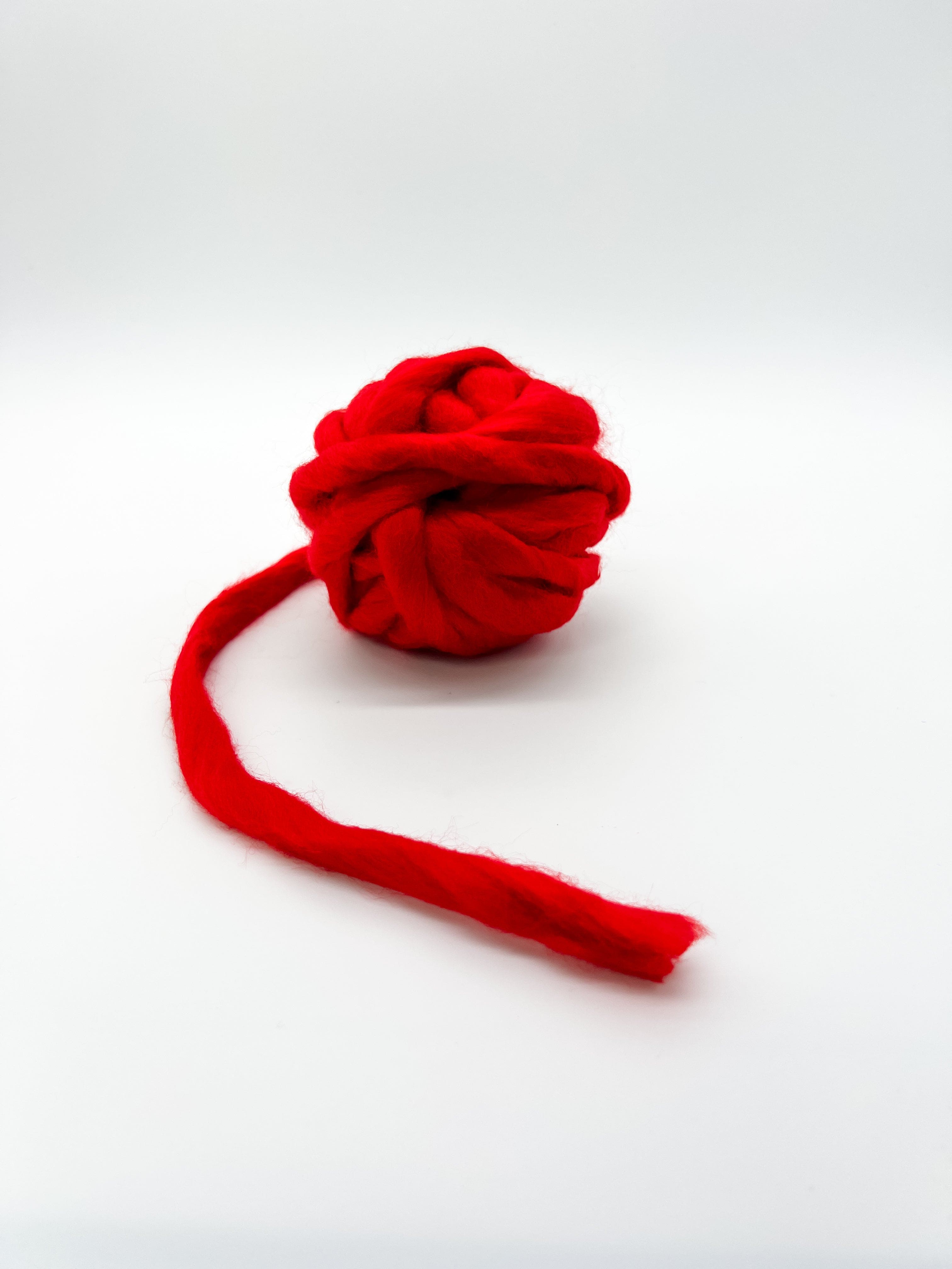 Red Merino Wool Yarn