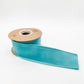 PREORDER - 2" Velvety Smooth Wired Ribbon  - Deep Aqua