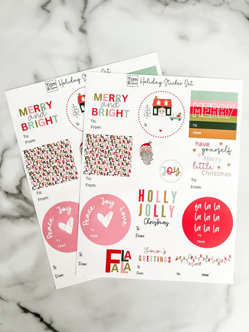 Jolly Sticker Sheet - 2 Sheets