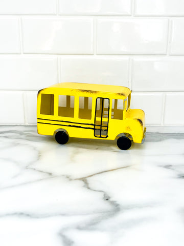Metal Yellow School bus - PREORDER