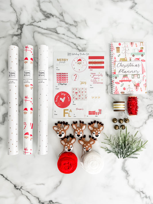 Holiday Wrapping Kit - Santa