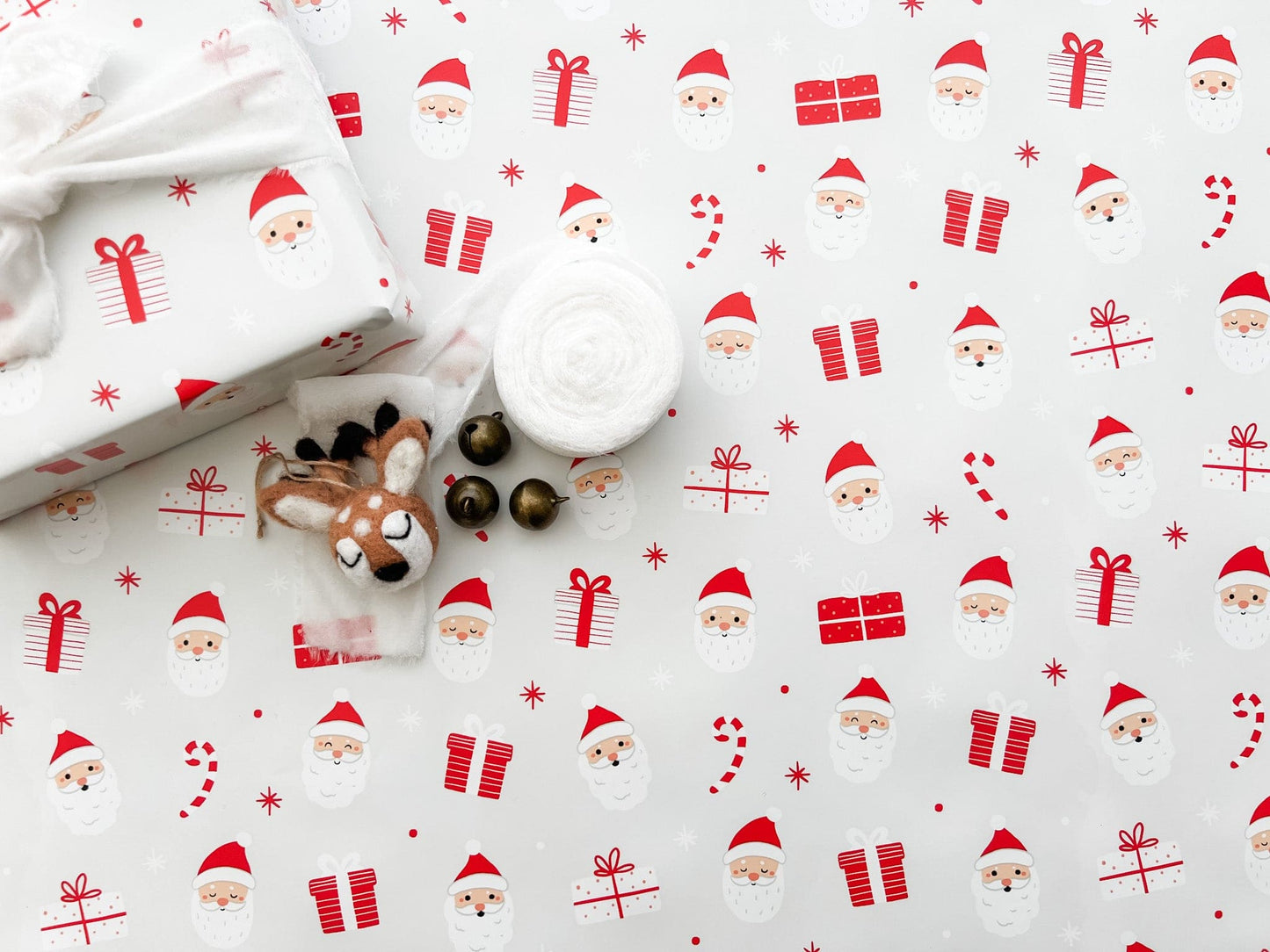 Santa Wrapping Paper - Single Roll