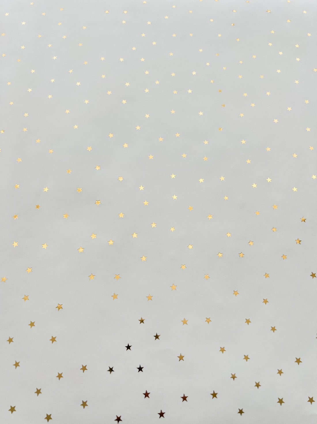 Gold Metallic Star Wrapping Paper - Single Roll