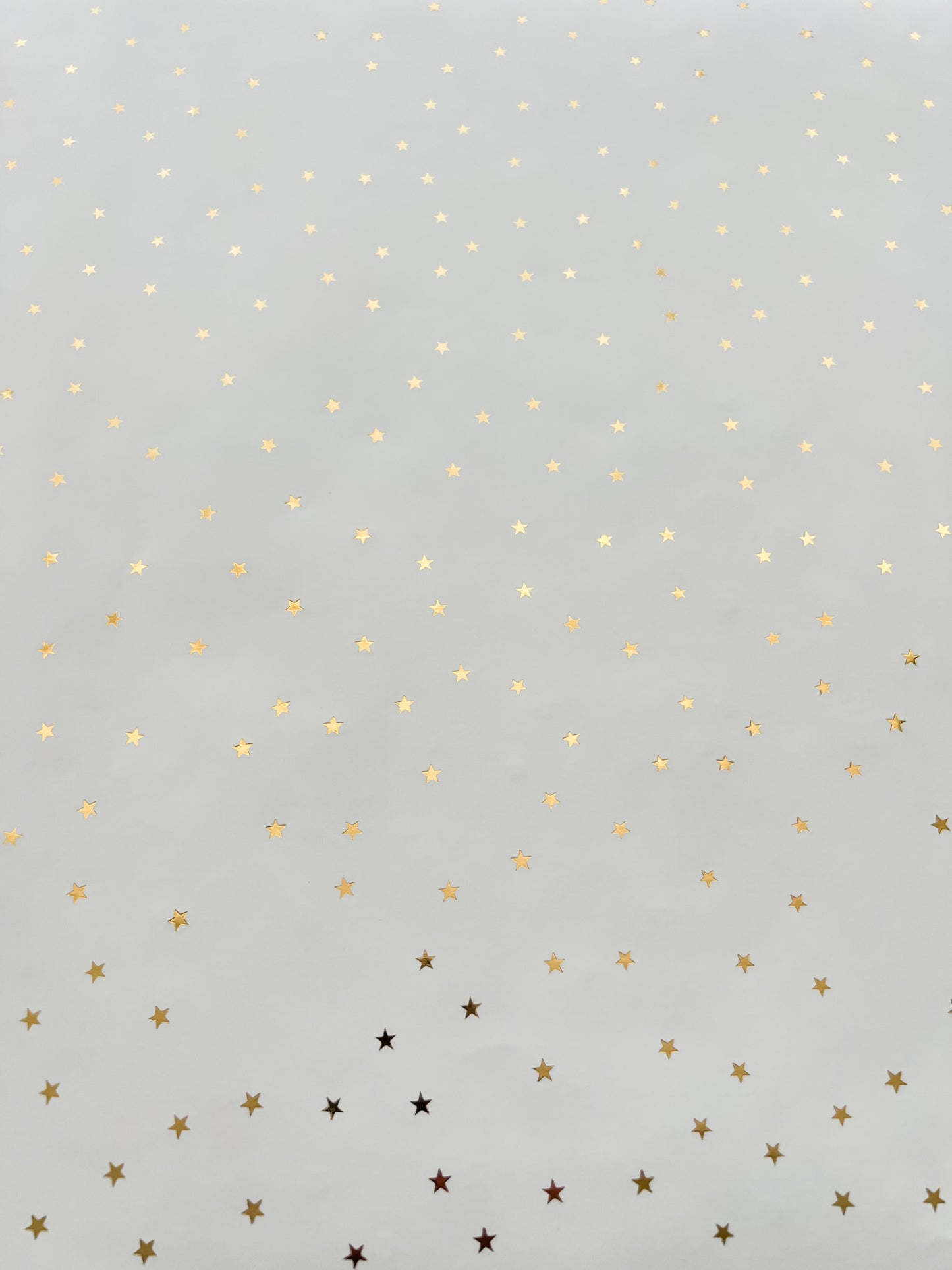 Gold Metallic Star Wrapping Paper - Single Roll