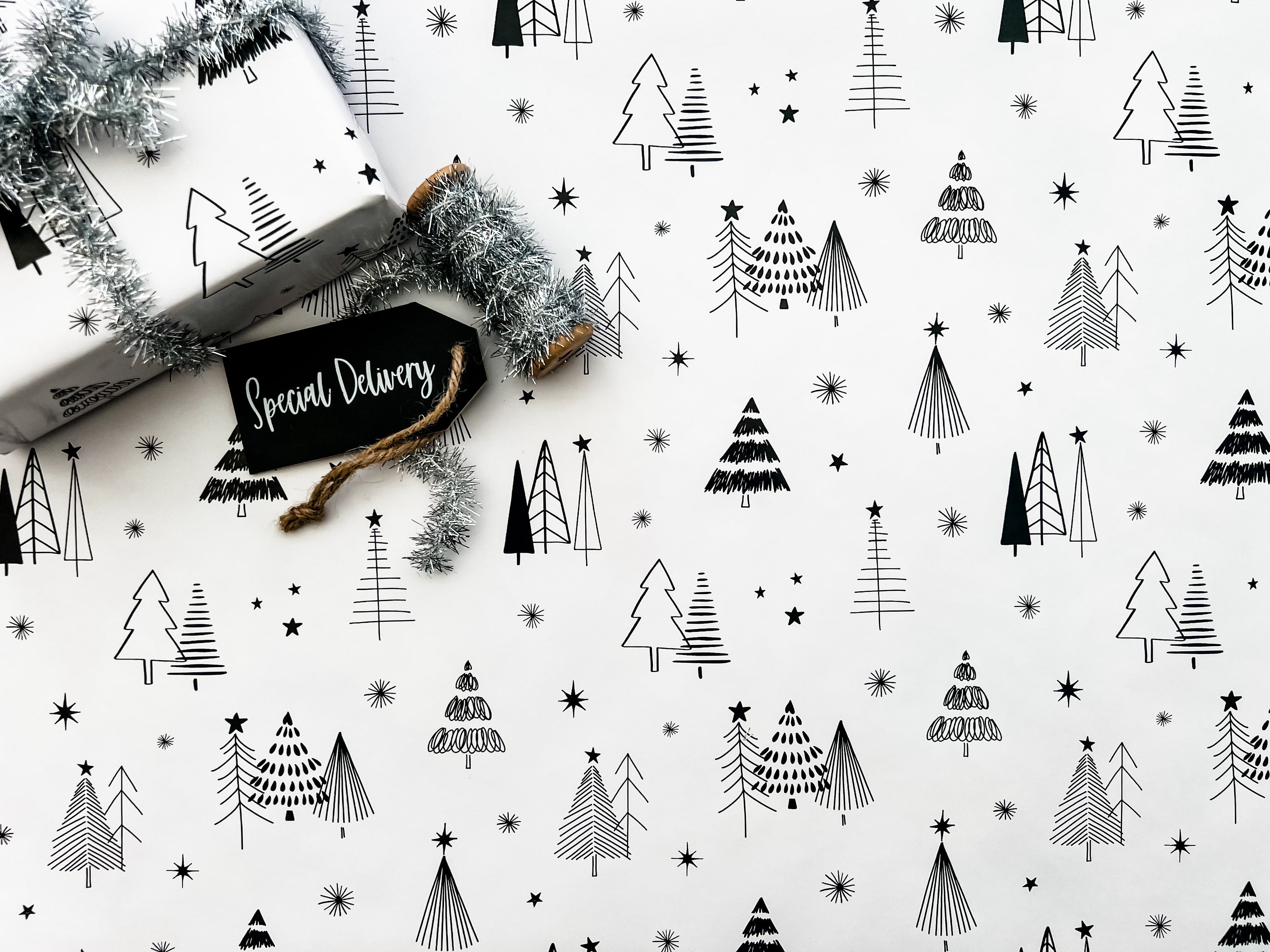Trees Wrapping Paper - Single Roll