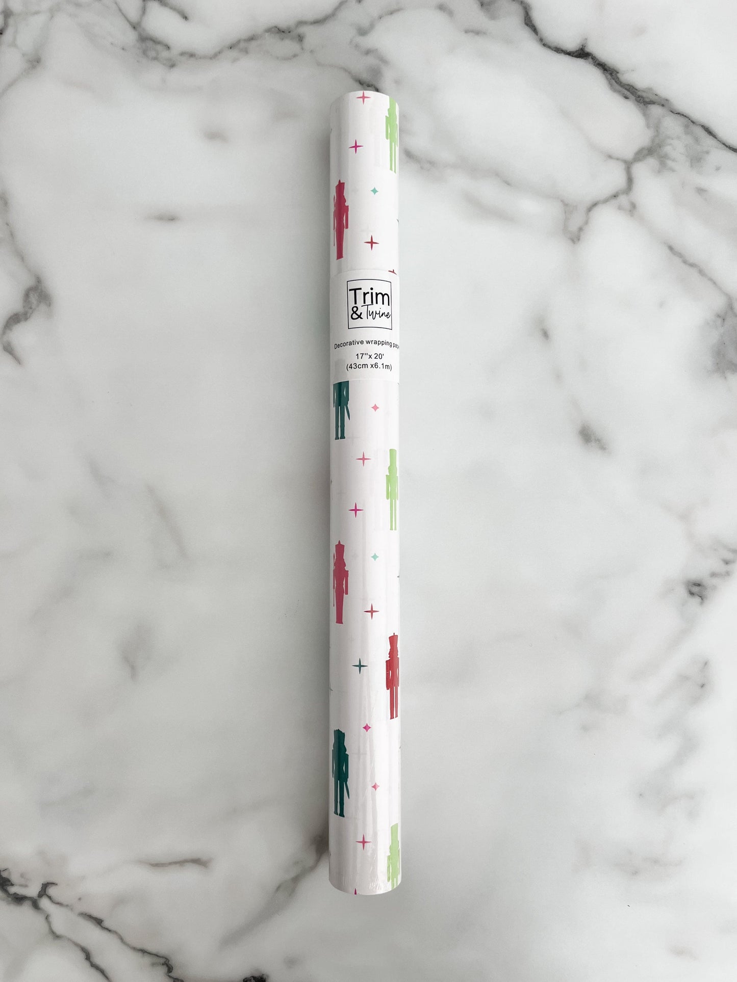 Colorful Nutcracker Wrapping Paper - Single Roll