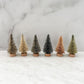 Neutral Bottle Brush Trees - Set of 6