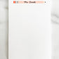 Personalized Custom Teacher Notepad - Pencil Design - No Lines