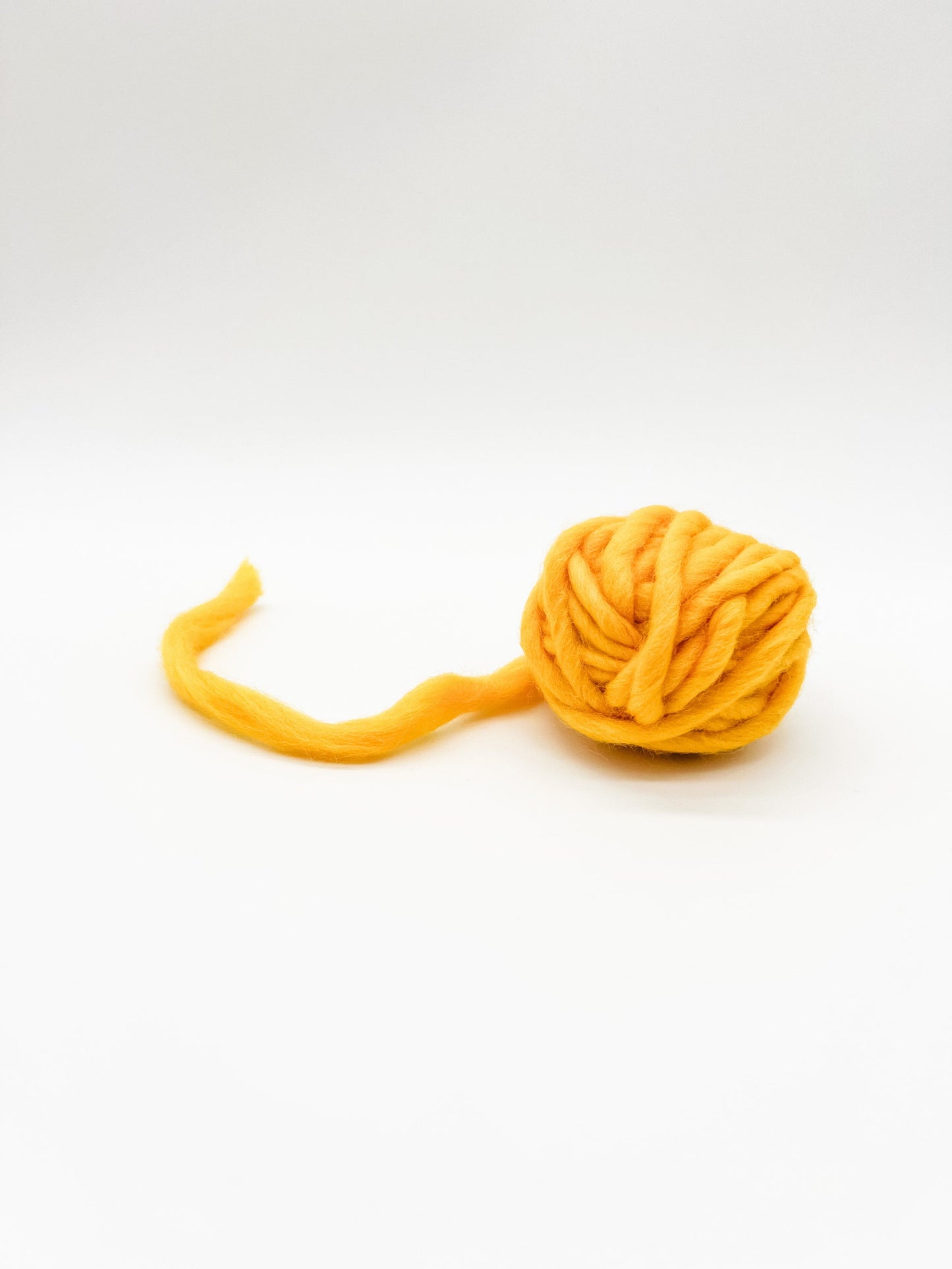 yellow yarn ball