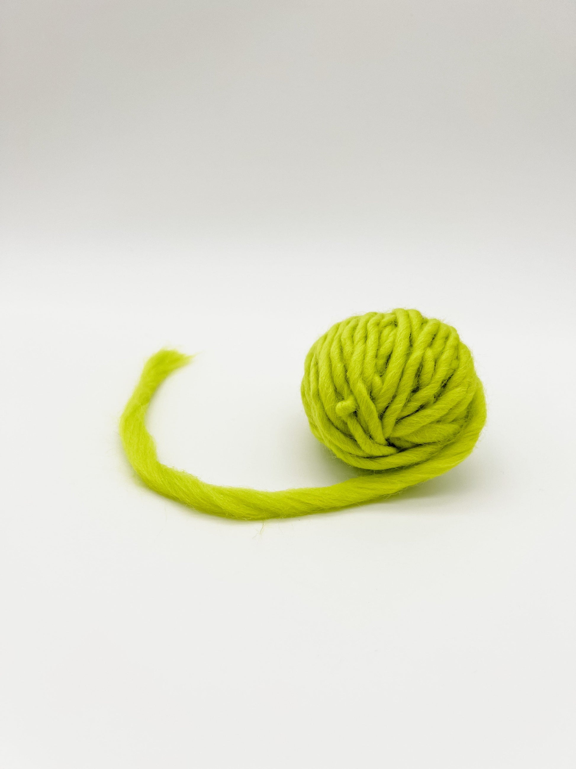 Grinch green yarn ball