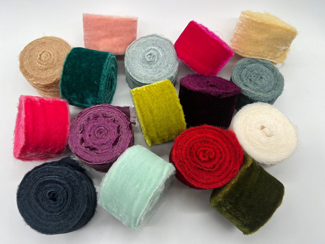 Colored Velvet Ribbon