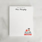 Small Personalized Custom Teacher Notepad - Stack of Books