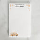 School Bus Personalized Teacher Notepad