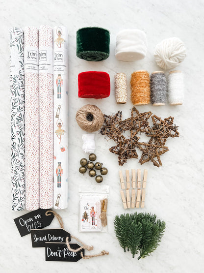 Deluxe Holiday Wrapping Kit - Nutcracker