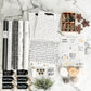 Deluxe Holiday Wrapping Kit - Black & White