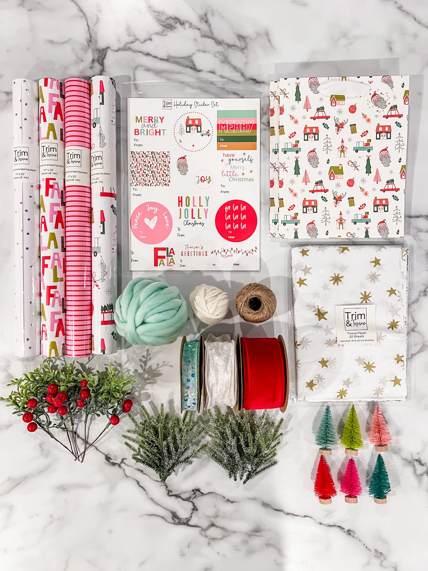 2025 Deluxe Holiday Wrapping Kit - Jolly (New Kit)