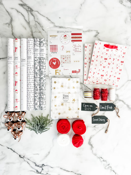 Deluxe Holiday Wrapping Kit - Santa