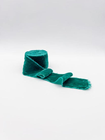 Green Velvet Ribbon