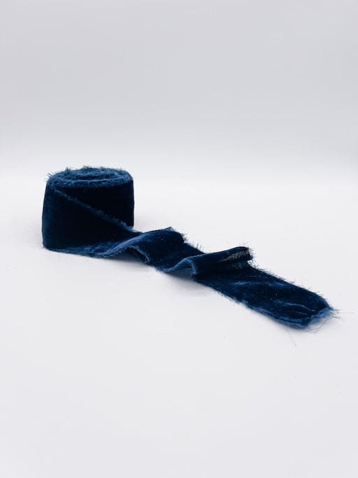 2 Velvet Ribbon - Raw Edge – Trim & Twine