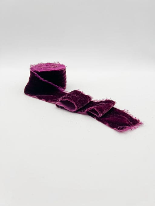 Purple Velvet Ribbon